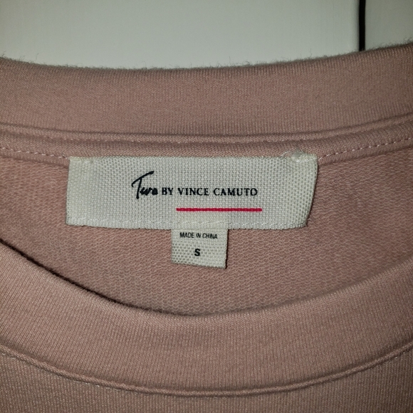 Vince Camuto Open Sleeve Flutter Sweatshirt - Picture 3 of 6